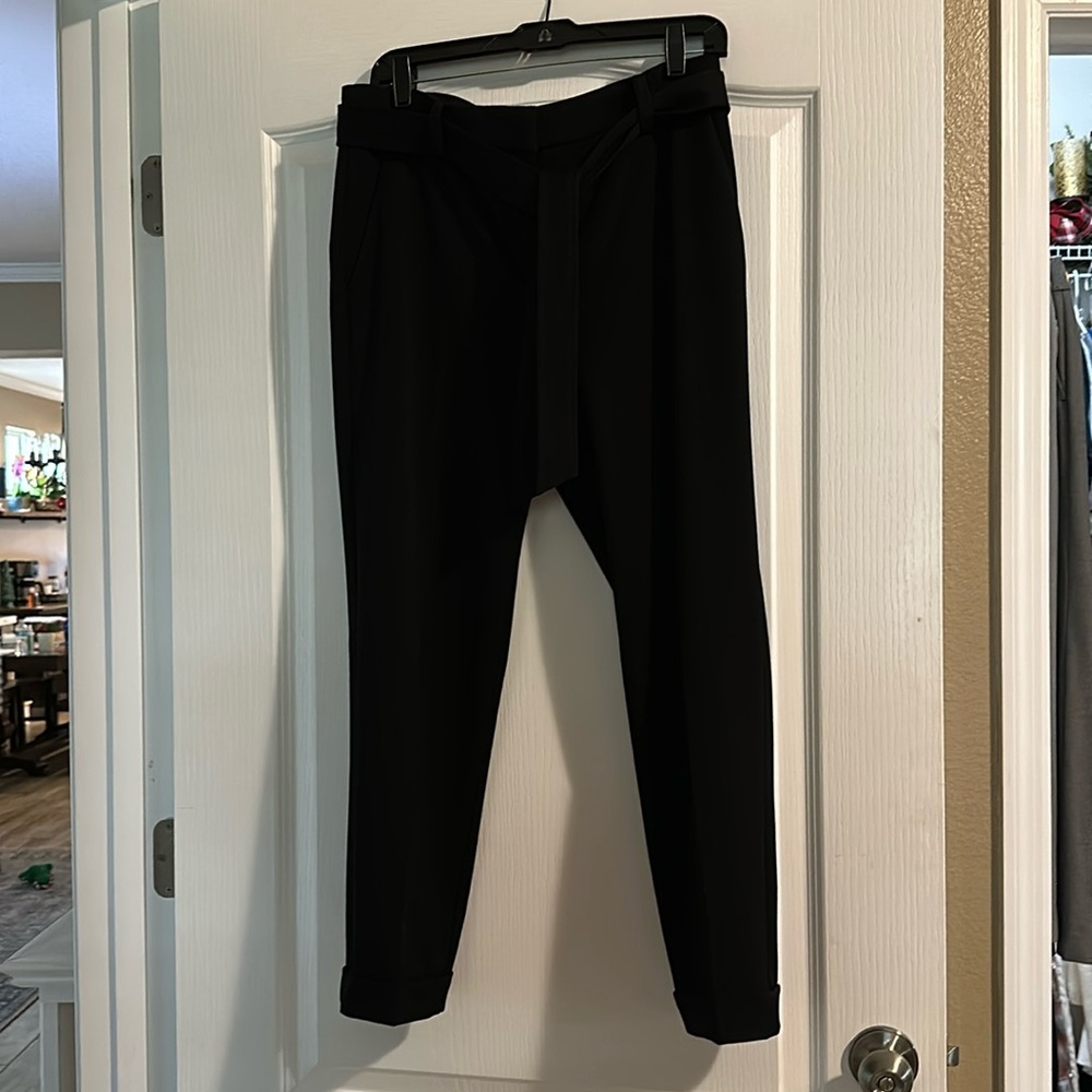 Loft Black Trousers with removable belt